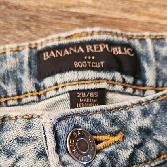 Banana Republic Boot Cut Ladies Jeans Size 28 / 8S - Picture 4 of 4